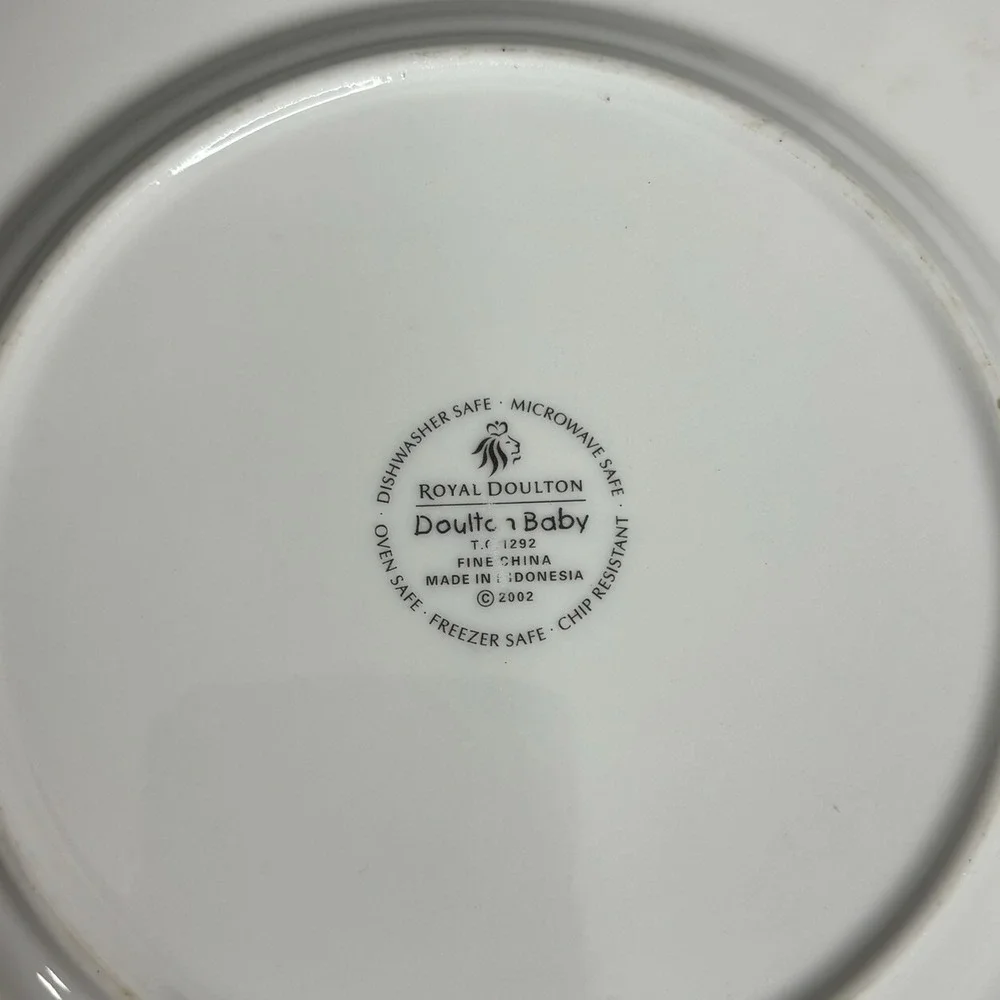 2 Royal Doulton Baby Childs Plate 7 7/8